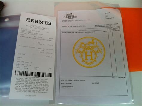 hermes receipt fake|authenticity check for hermes bags.